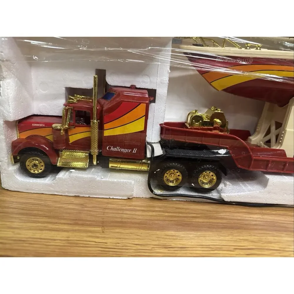 1985 Challenger II Remote Control Truck Transport Sailboat ~New No Box
